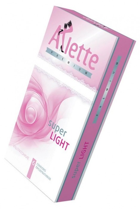 Ультратонкие презервативы Arlette Premium Super Light - 6 шт. - Arlette - купить с доставкой в Краснодаре