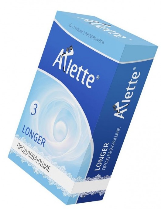 Презервативы Arlette Longer с продлевающим эффектом - 6 шт. - Arlette - купить с доставкой в Краснодаре