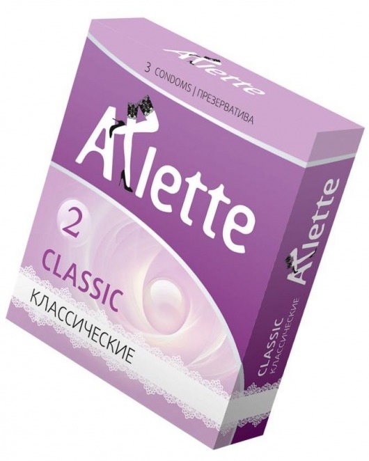 Классические презервативы Arlette Classic - 3 шт. - Arlette - купить с доставкой в Краснодаре