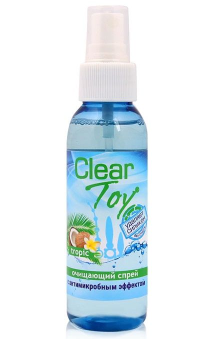Очищающий спрей для игрушек CLEAR TOY Tropic - 100 мл. - Биоритм - купить с доставкой в Краснодаре