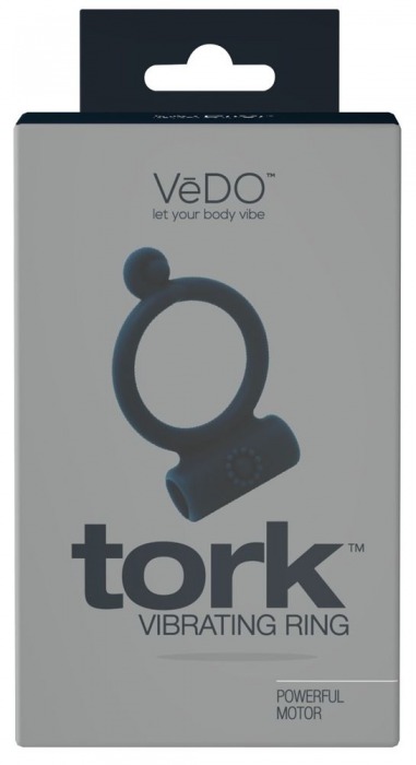 Чёрное виброкольцо VeDO Tork - VeDO - в Краснодаре купить с доставкой