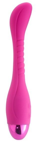 Розовый вибратор INDULGENCE Slender G Vibe - 21 см. - Howells