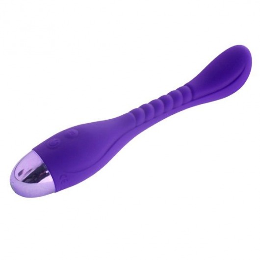 Фиолетовый вибратор INDULGENCE Slender G Vibe - 21 см. - Howells
