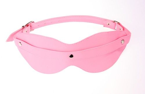 Розовая маска на регулируемом ремешке - Le Frivole - купить с доставкой в Краснодаре