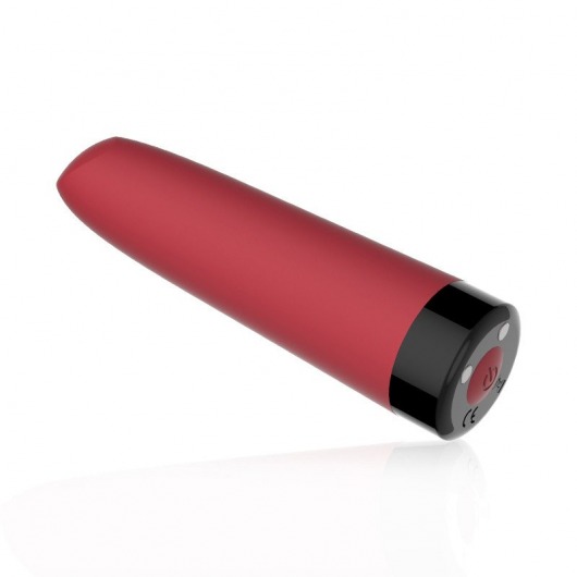 Красный мини-вибратор Awaken со скошенным кончиком - 10 см. - Magic Motion