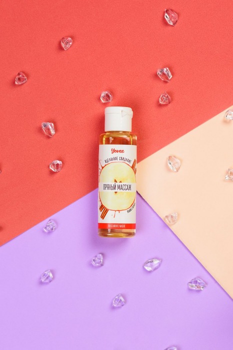 Масло для массажа «Пряный массаж» с ароматом яблока и корицы - 50 мл. - ToyFa - купить с доставкой в Краснодаре