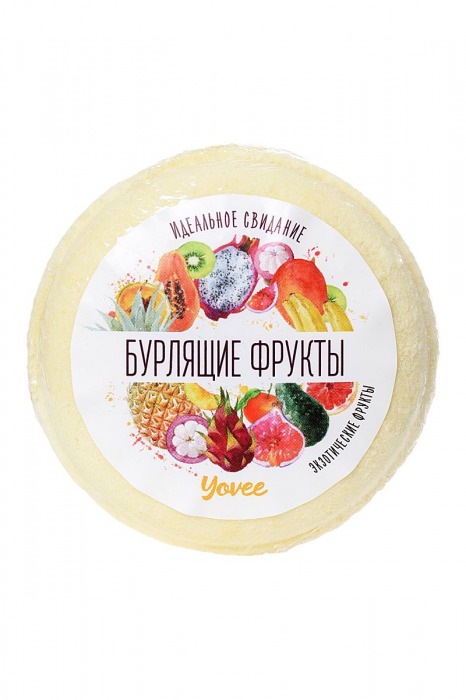 Бомбочка для ванны «Бурлящие фрукты» с ароматом экзотических фруктов - 70 гр. -  - Магазин феромонов в Краснодаре