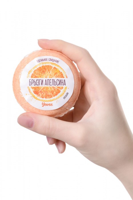 Бомбочка для ванны «Брызги апельсина» с ароматом апельсина - 70 гр. -  - Магазин феромонов в Краснодаре