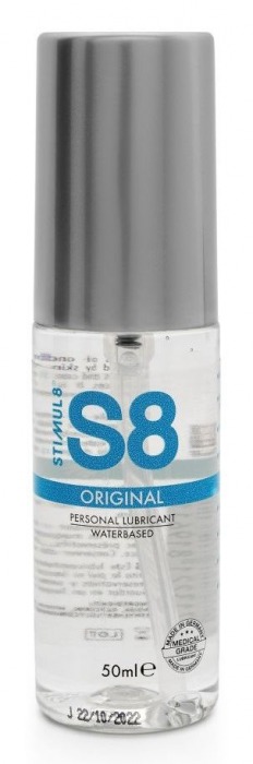 Универсальный лубрикант на водной осноdе S8 Original Lube - 50 мл. - Stimul8 - купить с доставкой в Краснодаре