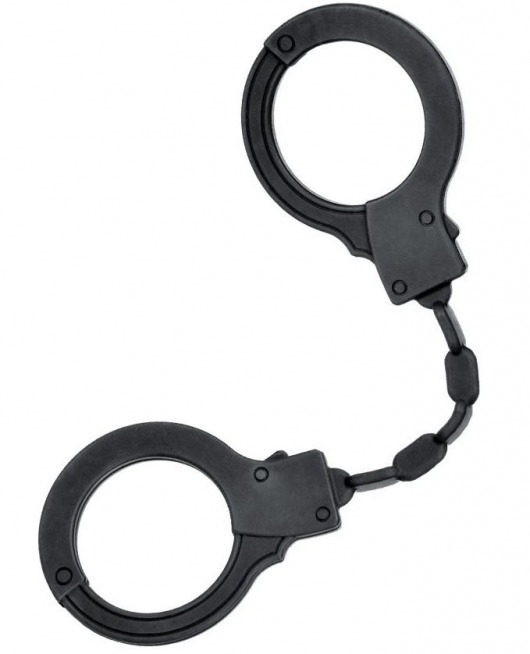 Черные силиконовые наручники A-Toys без ключа - A-toys - купить с доставкой в Краснодаре
