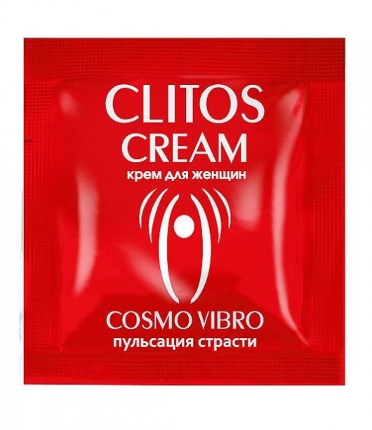 Пробник возбуждающего крема для женщин Clitos Cream - 1,5 гр. - Биоритм - купить с доставкой в Краснодаре