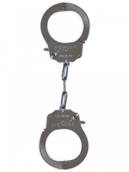 Металлические наручники Be Mine с парой ключей - Le Frivole - купить с доставкой в Краснодаре