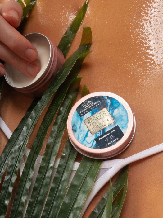 Массажная свеча  Гавайское лето - БиоМед - купить с доставкой в Краснодаре