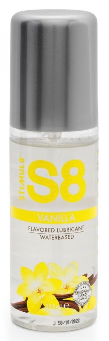 Лубрикант на водной основе Stimul8 Flavored Lube с ванильным ароматом - 125 мл. - Stimul8 - купить с доставкой в Краснодаре