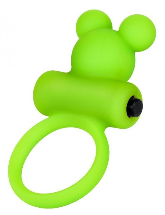 Зеленое виброкольцо на пенис A-Toys - A-toys - в Краснодаре купить с доставкой