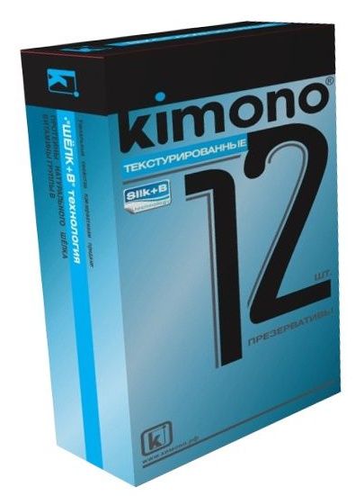 Текстурированные презервативы KIMONO - 12 шт. - Kimono - купить с доставкой в Краснодаре