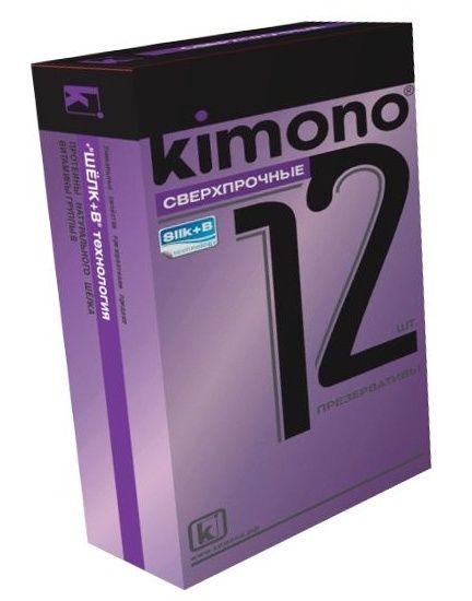 Сверхпрочные презервативы KIMONO - 12 шт. - Kimono - купить с доставкой в Краснодаре