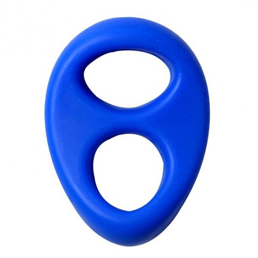 Синее эрекционное кольцо на пенис RINGS LIQUID SILICONE - Dream Toys - в Краснодаре купить с доставкой