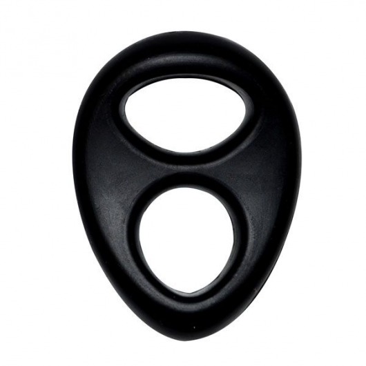 Черное эрекционное кольцо на пенис RINGS LIQUID SILICONE - Dream Toys - в Краснодаре купить с доставкой