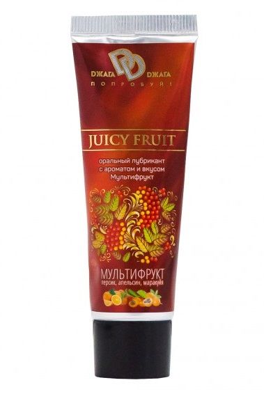 Интимный съедобный лубрикант JUICY FRUIT с ароматом фруктов - 30 мл. - БиоМед - купить с доставкой в Краснодаре