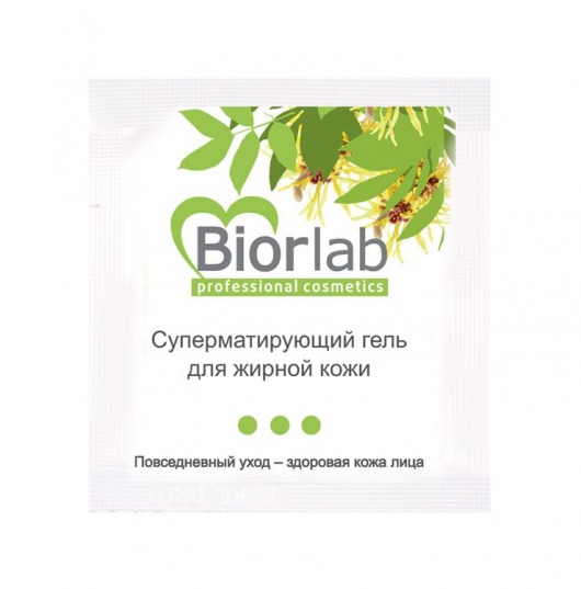 Суперматирующий гель BiorLab для жирной кожи - 3 гр. -  - Магазин феромонов в Краснодаре