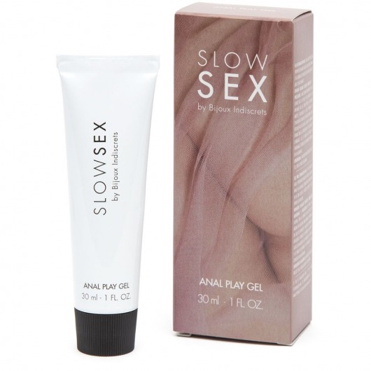 Лубрикант на водной основе Slow Sex Anal Play Gel - 30 мл. - Bijoux Indiscrets - купить с доставкой в Краснодаре