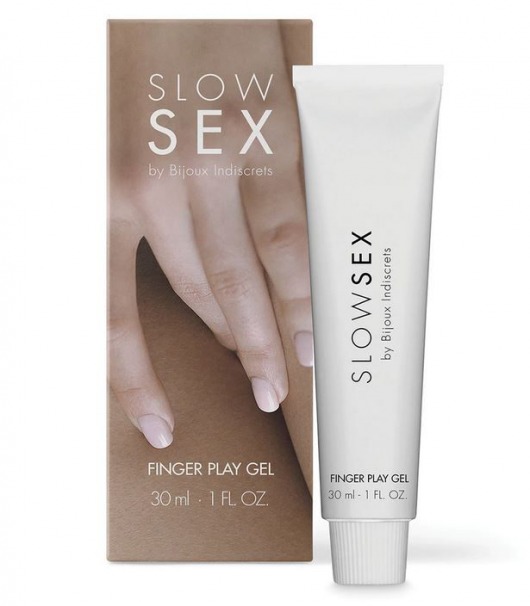 Гель для мастурбации с ароматом кокоса Slow Sex Finger Play Gel - 30 мл. - Bijoux Indiscrets - купить с доставкой в Краснодаре