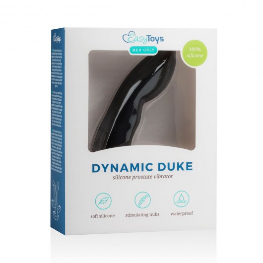 Черный вибростимулятор простаты Dynamic Duke - EDC Wholesale - в Краснодаре купить с доставкой