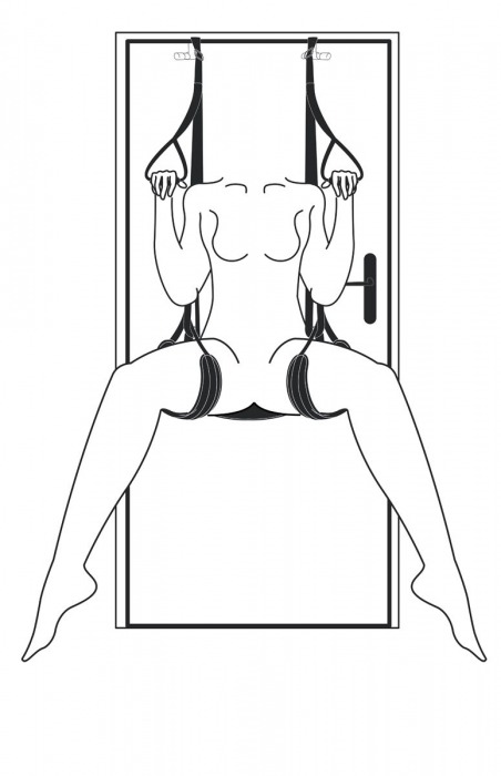 Секс-качели с фиксацией на двери Easytoys Leg   Bum Support Over The Door Swing - EDC Wholesale - купить с доставкой в Краснодаре