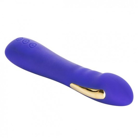 Фиолетовый вибратор с электростимуляцией Intimate E-Stimulator Petite Wand - 18,5 см. - California Exotic Novelties - купить с доставкой в Краснодаре