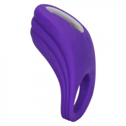 Фиолетовое эрекционное виброкольцо Silicone Rechargeable Passion Enhancer - California Exotic Novelties - в Краснодаре купить с доставкой