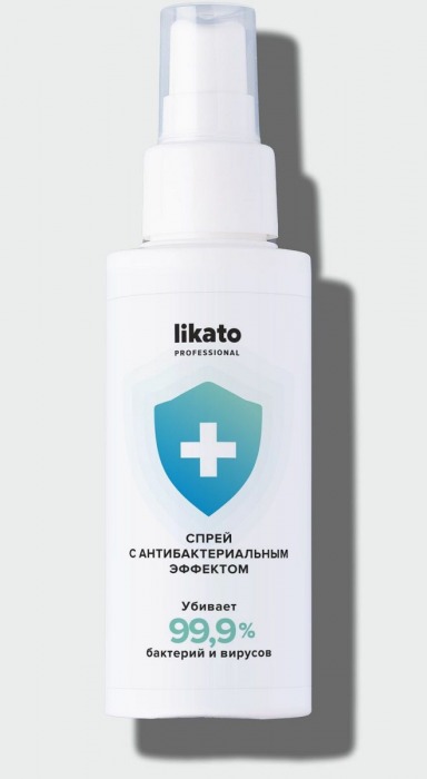 Спрей с антибактериальным эффектом Likato - 100 мл. - Likato - купить с доставкой в Краснодаре
