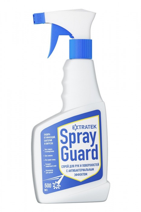 Спрей для рук и поверхностей с антибактериальным эффектом EXTRATEK Spray Guard - 500 мл. - Spray Guard - купить с доставкой в Краснодаре