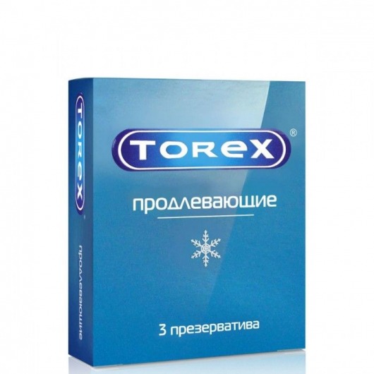 Презервативы Torex  Продлевающие  с пролонгирующим эффектом - 3 шт. - Torex - купить с доставкой в Краснодаре
