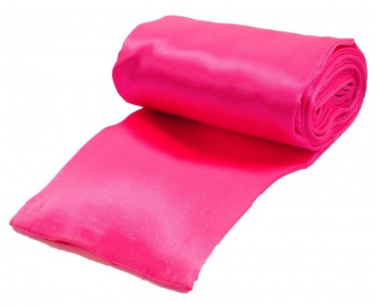 Розовая атласная лента для связывания - 1,4 м. - Джага-Джага - купить с доставкой в Краснодаре