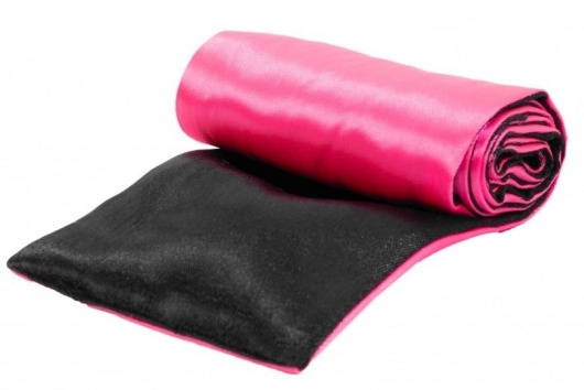 Черно-розовая атласная лента для связывания - 1,4 м. - Джага-Джага - купить с доставкой в Краснодаре