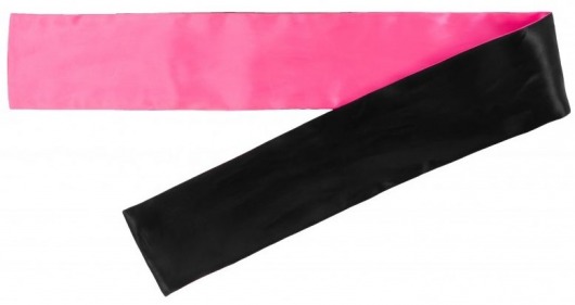 Набор из 5 черно-розовых атласных лент для связывания - Джага-Джага - купить с доставкой в Краснодаре