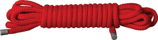 Красная веревка для связывания Japanese Rope - 5 м. - Shots Media BV - купить с доставкой в Краснодаре