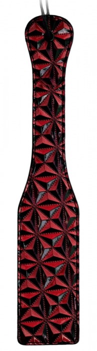 Красно-черная шлепалка Luxury Paddle - 31,5 см. - Shots Media BV - купить с доставкой в Краснодаре