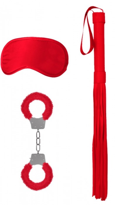 Красный набор для бондажа Introductory Bondage Kit №1 - Shots Media BV - купить с доставкой в Краснодаре