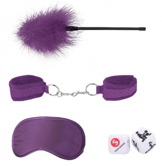 Фиолетовый игровой набор Introductory Bondage Kit №2 - Shots Media BV - купить с доставкой в Краснодаре