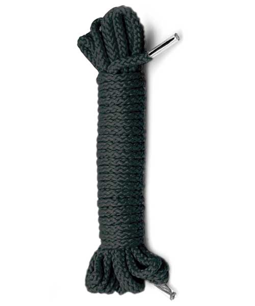 Черная веревка для связывания Bondage Rope - Pipedream - купить с доставкой в Краснодаре