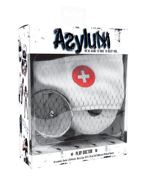 Набор доктора Asylum: шапочка, отражатель и эластичная фиксация - Topco Sales купить с доставкой