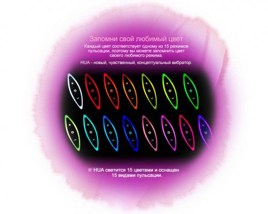 Розовый с белым хай-тек вибратор ZINI HUA - ZINI