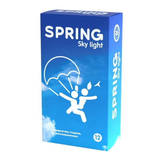Ультратонкие презервативы SPRING SKY LIGHT - 12 шт. - SPRING - купить с доставкой в Краснодаре