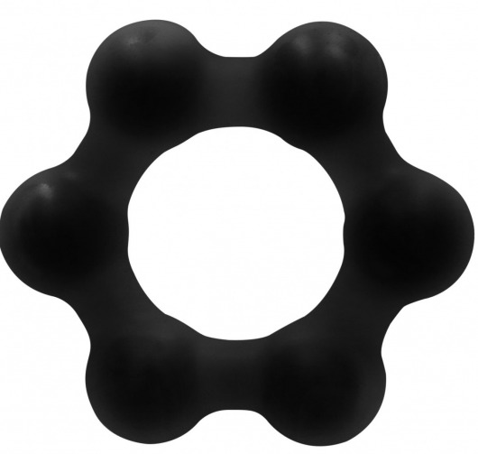 Черное эрекционное кольцо No.82 Weighted Cock Ring - Shots Media BV - в Краснодаре купить с доставкой