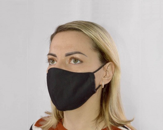 Черная женская гигиеническая маска - Sitabella - купить с доставкой в Краснодаре