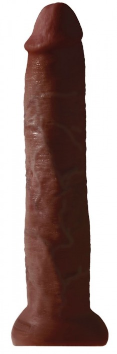 Коричневый фаллоимитатор-гигант на присоске 13  Cock - 33 см. - Pipedream