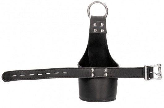 Черные наручники для подвешивания Suspension Wrist Bondage Handcuffs - Shots Media BV - купить с доставкой в Краснодаре