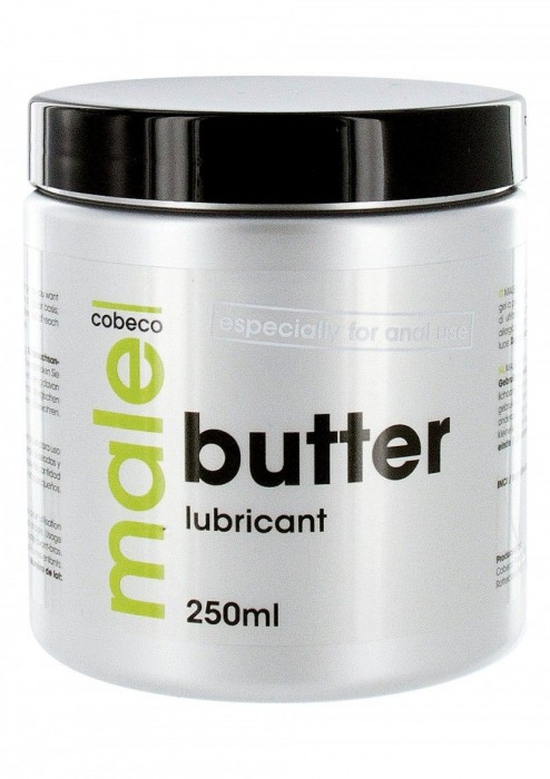 Анальный лубрикант MALE Cobeco Butter Lubricant - 250 мл. - Cobeco - купить с доставкой в Краснодаре